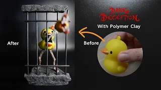 Making Dread Ducky From Dark Deception With Polymer Clay/다크 디셉션 챕터3 괴물 오리 만들기