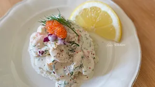 Toast Skagen 🇸🇪 Swedish shrimp toast