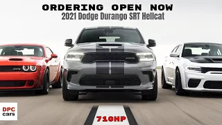 You Can Now Order The 710 Horsepower 2021 Dodge Durango SRT Hellcat