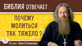 ПОЧЕМУ МОЛИТЬСЯ ТАК ТЯЖЕЛО ?  Игумен Лука (Степанов)