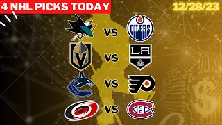 4 NHL Picks Today 12/28/23 NHL Picks and Predictions * NHL bets today
