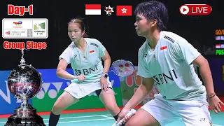 🔴BWF Uber Cup Finals 2024 | Indonesia vs. Hongkong | Group C