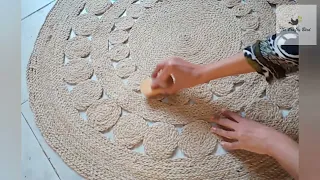 How to clean jute rug after finishing?