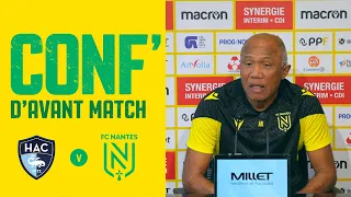 Antoine Kombouaré avant Le Havre AC - FC Nantes