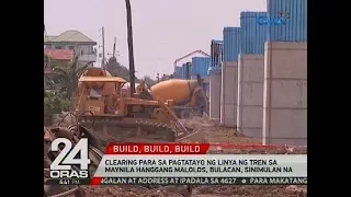 Clearing para sa pagtatayo ng linya ng tren sa Maynila hanggang malolos, bulacan, sinimulan na