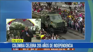 20 de Julio de 2015 - Deslumbrante parada militar en la celebración del Día de la Independencia