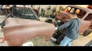 C-4 Corvette Suspension Conversion Into 1950's Chevy Truck  - Day 1 - Tear Down DIY Auto Restoration