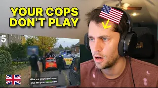 American reacts to CRAZY UK Police Chase