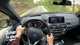 2021 BMW iX3 286 HP POV TEST DRIVE