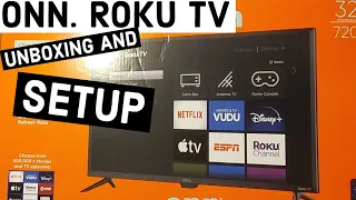 ONN. Roku TV Unboxing and Setup