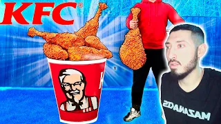 MAZANAKIS СМОТРИТ ПРИГОТОВИЛИ СТРАУСА / ГИГАНТСКОЕ ВЕДРО KFC ВЕСОМ 44 КГ.|Реакция на Ванзая|