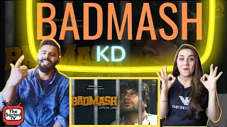 Badmash Bolu Su || KD - Desi Rock || Rap Song || Delhi Couple Reactions