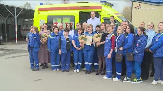 В Серпухове работников скорой медицинской помощи поздравили с профессиональным праздником