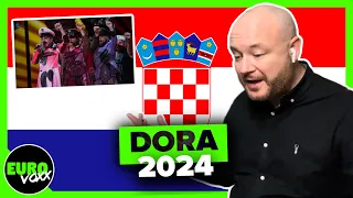 DORA 2024 ALL SONGS REACTION // Croatia Eurovision 2024