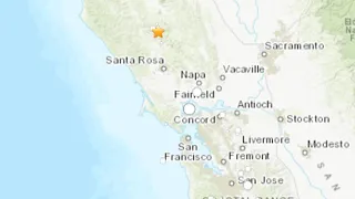 Magnitude 4.5 earthquake felt near Healdsburg, USGS says