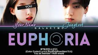 BTS(방탄소년단) 'EUPHORIA' (Color Coded Lyrics Esp/Eng/Rom/Han/가사) (2 MEMBERS ver.)【GALAXY MC】