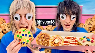 Trying Crumbl Cookies for the First Time