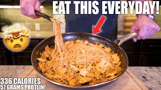 The EXTREME WEIGHT LOSS Pasta You NEED To Be Eating! | Spicy Garlic Noodle Stir Fry Recipe