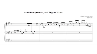 Johann Sebastian Bach - Toccata und Fuge E-Dur, BWV 566