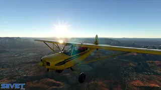 Microsoft Flight Simulator 2020 Flying in Sedona Arizona USA Preview Flight 4K