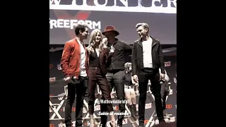 Shadowhunters freeform interview || #shadowhunters #matthewdaddario #domsherwood #katmcnamara