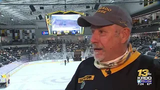 Colorado College superfan of six decades enjoys new hockey arena