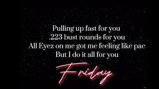 Fridayy - When it comes to you (Lyric Video)
