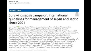 Parte 2 (Final): Surviving sepsis campaign: Guidelines for management of sepsis and septicshock 2021