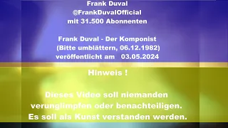 Frank Duval   Der Komponist   siehe beschreibung gespiegelt