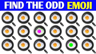 FIND THE ODD EMOJI OUT in these Odd Emoji Quiz! | Odd One Out Puzzle | FindThe Odd Emoji Quizzes