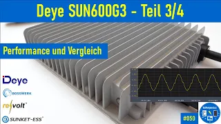 #050 - Deye SUN600G3 Modulwechselrichter | Teil 3/4 - Performance und Vergleichstest