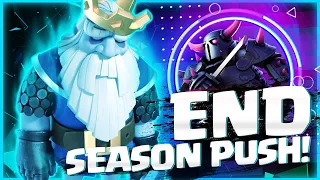 END SEASON PUSH TOP LADDER VS HARD MATCHUPS WITH NEW PEKKA DECK!😯 - Clash Royale