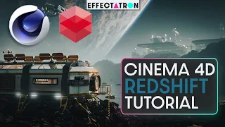 Beginner Tutorial Create a Space Landscape Scene with Free Assets Redshift C4D Kitbash Cargo Quixel