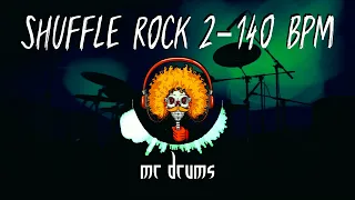 Shuffle Rock 2 - 140 BPM | Backing Drums | Only Drums