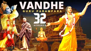 Vande Guru Paramparaam Anthem | Brahma Madhva Gaudiya Sampradaya | #ISKCON #ACHARYA #JivjaagoMedia