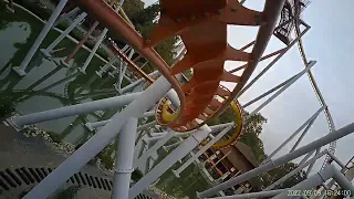 Silver Bullet FRONT ROW POV 2024 || Knott's Berry Farm B&M Inverted Coaster