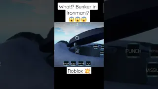 What!?🤯 Ironman Roblox found a bunker of Tony stark 😱