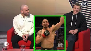 Volkanovski & Hooker react to Whittaker's win + Tuivasa's loss  |  UFC Paris |  Fox Sports Australia