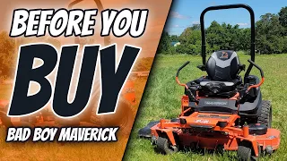 BAD BOY MAVERICK riding mower WATCH BEFORE YOU BUY