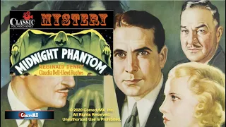 Classic Mystery: The Midnight Phantom (1935) - Full Movie | Reginald Denny, Claudia Dell