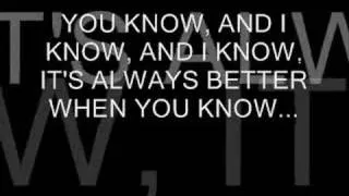 DRAKE BELL "I KNOW" (LETRA)