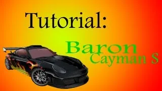 Need for speed World - Baron Cayman S vinyl Tutorial