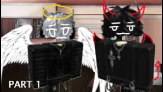 ༒♡ The Demon and The Angel ♡༒ || Roblox Story || Gay