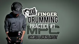 MPC ONE / X / LIVE 2 Finger Drumming x Sample Chop and Drum Preparation x Lifted Noise