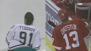 03/04 RS: Ana @ Det Highlights - 12/3/03 (Fedorov's Return)