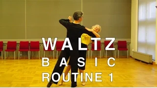 How to Dance Waltz - Basic Routine 1