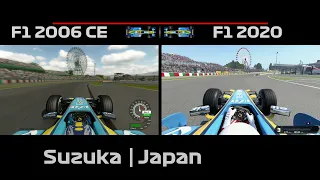 Renault R26 - F1 2006 CE vs F1 2020 | Suzuka