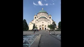 Inside the Church of Saint Sava Belgrade