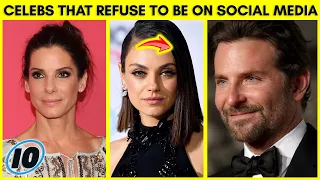 Top 10 Celebrities That Refuse To Be On Social Media
