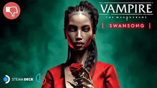 Vampire The Masquerade - Swansong Steam Deck 30FPS Performance Gameplay | Yuzu Emulation